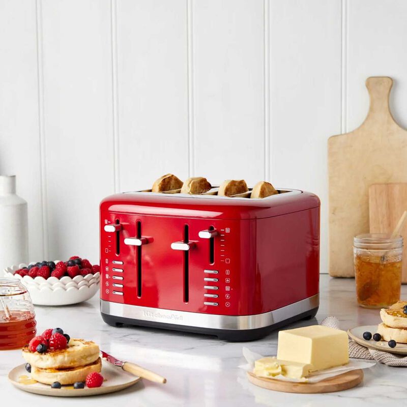 KitchenAid 4 Slice Toaster - Empire Red image number 1